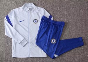 Survetement Chelsea 2020-21 Gris Clair Bleu