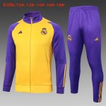 Enfant Survetement Real Madrid 2024-25 Jaune Purpura 3 Enfant Survetement Real Madrid 2024-25 Jaune Purpura 3