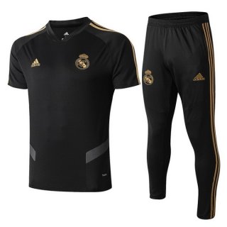 Entrainement Real Madrid Conjunto Complet 2019-20 Noir Jaune