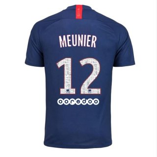 Maillot Paris Saint Germain NO.12 Meunier 1ª 2019-20 Bleu