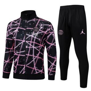 Survetement PSG 2025-26 Noir Rosa 2 Survetement PSG 2025-26 Noir Rosa 2