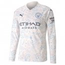 Thailande Maillot Manchester City 3ª ML 2020-21 Blanc