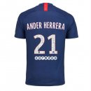 Maillot Paris Saint Germain NO.21 Ander Herrera 1ª 2019-20 Bleu