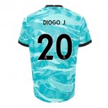 Maillot Liverpool NO.20 Diogo Jota 2ª 2020-21 Bleu