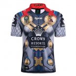 Thailande Maillot Melbourne Storm Thor 2017 2018 Gris