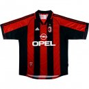 Thailande Maillot AC Milan 1ª Retro 1998 2000 Rouge