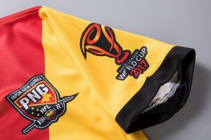 Thailande Maillot Papúa Nueva Guinea RLWC 1ª 2017 2018 Jaune