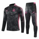 Survetement Real Madrid 2021-22 Noir Rose Gris