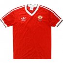 Thailande Maillot Manchester United 1ª Retro 1983 Rouge