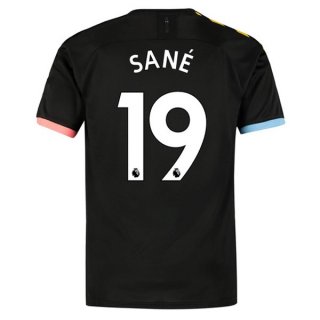 Maillot Manchester City NO.19 Sane 2ª 2019-20 Noir