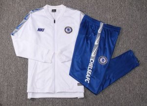 Survetement Chelsea 2019-20 Blanc Bleu