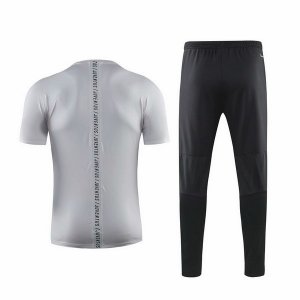 Entrainement Juventus Conjunto Complet 2019-20 Gris Noir