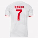 Maillot Juventus NO.7 Ronaldo 2ª 2019-20 Gris Blanc