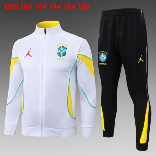 Enfant Survetement Brésil 2026-27 Blanc 2