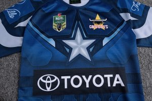 Thailande Maillot Cowboys Capitan America Bleu