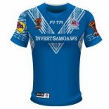 Thailande Maillot Samoa RLWC 1ª 2017 2018 Bleu