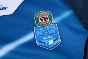 Thailande Maillot NSW Blues Classic Capitanes TRUE Bleue 2017 2018 Bleu