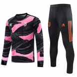 Survetement Juventus 2020-21 Rose Noir Orange