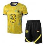 Maillot Entrainement Chelsea Ensemble Complet 2022-23 Jaune