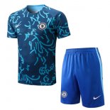 Maillot Entrainement Chelsea Ensemble Complet 2022-23 Bleu