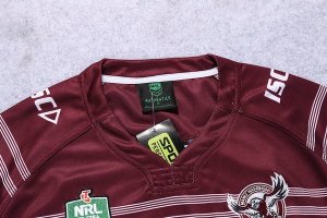 Thailande Maillot Manly Sea Eagles 1ª 2017 2018 Rouge