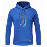 Sweat Shirt Capuche Juventus 2020-21 Bleu Marine