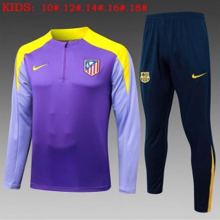 Enfant Sweatshirt Atletico Madrid 2025-26 Purpura 5  Enfant Sweatshirt Atletico Madrid 2025-26 Purpura 5
