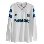 Maillot Marseille 1ª ML Retro 1990 Blanc