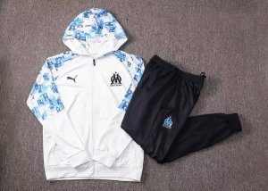 Sweat Shirt Capuche Marseille 2021-22 Blanc