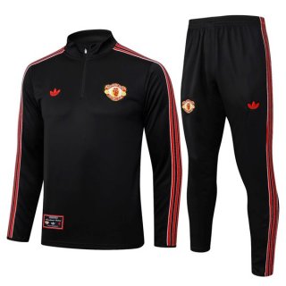 Sweatshirt Manchester United 2025-26 Noir 5 Sweatshirt Manchester United 2025-26 Noir 5