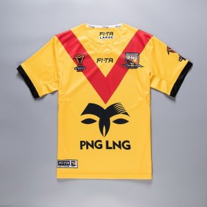 Thailande Maillot Papúa Nueva Guinea RLWC 1ª 2017 2018 Jaune