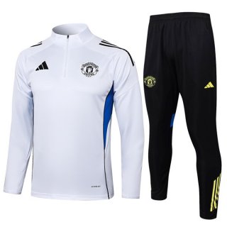 Sweatshirt Manchester United 2025-26 Blanc 5 Sweatshirt Manchester United 2025-26 Blanc 5