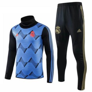 Survetement Real Madrid 2019-20 Bleu Noir Jaune