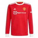 Thailande Maillot Manchester United 1ª ML 2021-22 Rouge