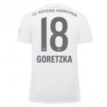 Maillot Bayern Munich NO.18 Goretzka 2ª 2019-20 Blanc