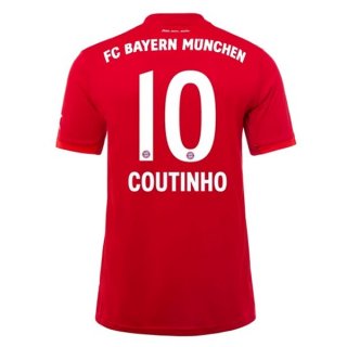 Maillot Bayern Munich NO.10 Coutinho 1ª 2019-20 Rouge