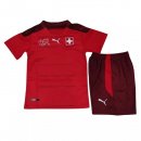 Maillot Suisse 1ª Enfant 2021 Rouge