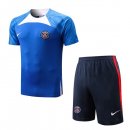 Maillot Entrainement PSG Ensemble Complet 2022-23 Bleu 2