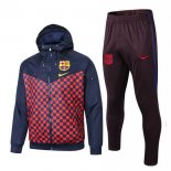 Coupe Vent Barcelone Conjunto Complet 2019-20 Bleu Rouge