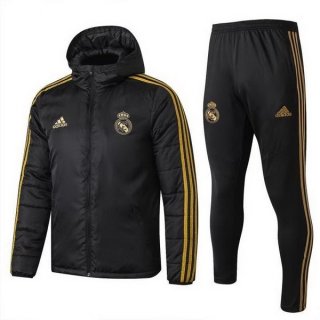 Veste Vers Le Bas Real Madrid Conjunto Complet 2019-20 Noir