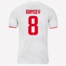 Maillot Juventus NO.8 Ramsey 2ª 2019-20 Gris Blanc