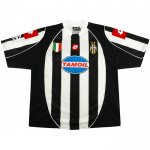 Thailande Maillot Juventus 1ª Retro 2002 2003 Noir Blanc