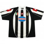 Thailande Maillot Juventus 1ª Retro 2002 2003 Noir Blanc