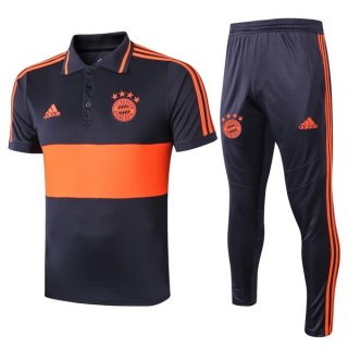 Polo Conjunto Complet Bayern Munich 2019-20 Orange Bleu