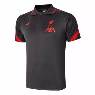 Polo Liverpool 2020-21 Noir Rouge