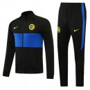 Survetement Inter Milan 2020-21 Noir Bleu Jaune