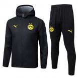 Coupe Vent Capuche Dortmund Noir 2025-26 5  Coupe Vent Capuche Dortmund Noir 2025-26 5