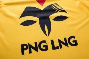 Thailande Maillot Papúa Nueva Guinea RLWC 1ª 2017 2018 Jaune