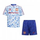 Maillot Manchester United Human Race Enfant 2020-21 Bleu