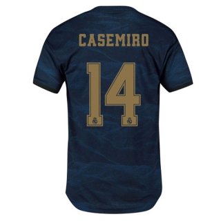 Maillot Real Madrid NO.14 Casemiro 2ª 2019-20 Bleu